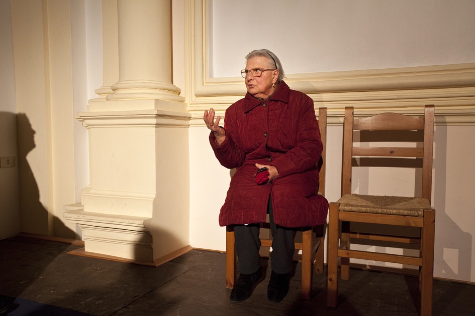 Kuziba Teatro - Incontro con gli anziani al Teatro Comunale Salisano - dicembre 2015